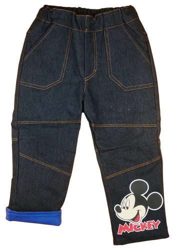 Disney Mickey baba / gyerek bélelt farmernadrág