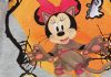 Disney Minnie halloween hosszú ujjú kislány baba body, szürke