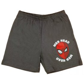 Pókember kisfiú rövidnadrág, szürke