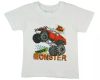 Monster truck gyerek rövid póló, felső