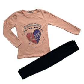 Dreamer love gyerek hosszú pizsama