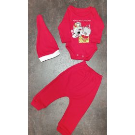 Baba 3 részes karácsonyi ruha szett koalával