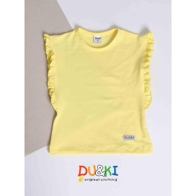 Du&Ki kislány rövid ujjú póló, felső, sárga