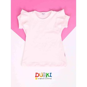   Du&Ki kislány rövid ujjú póló, felső, halvány rózsaszín