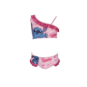   Disney Lilo és Stitch, A csillagkutya Tropical gyerek fürdőruha, bikini rózsaszín