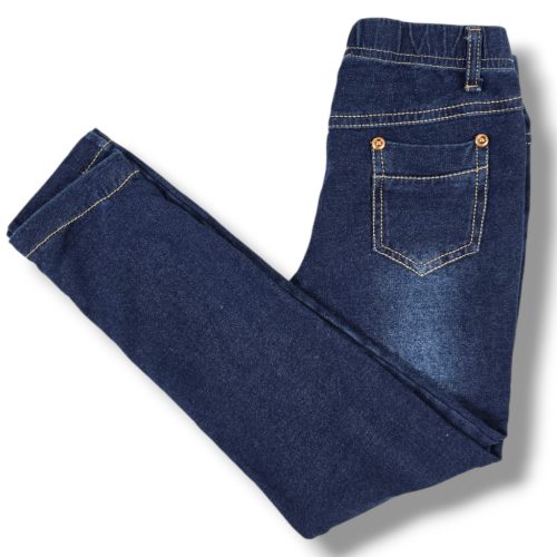 Kislány farmerjeggings övvel