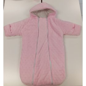 Téli baba bundazsák rózsaszín