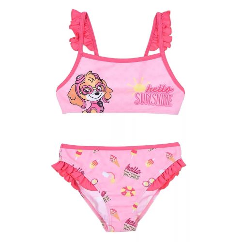 Mancs Őrjárat Sunshine gyerek fürdőruha, bikini, rózsaszín