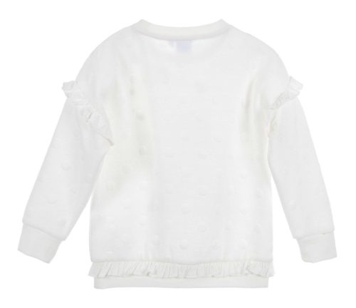 Disney Jégvarázs gyerek pulóver, fodros